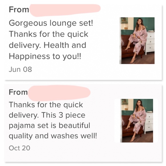 3 Piece Pink Floral/Animal Print Pajama Set - Picture 7 of 9